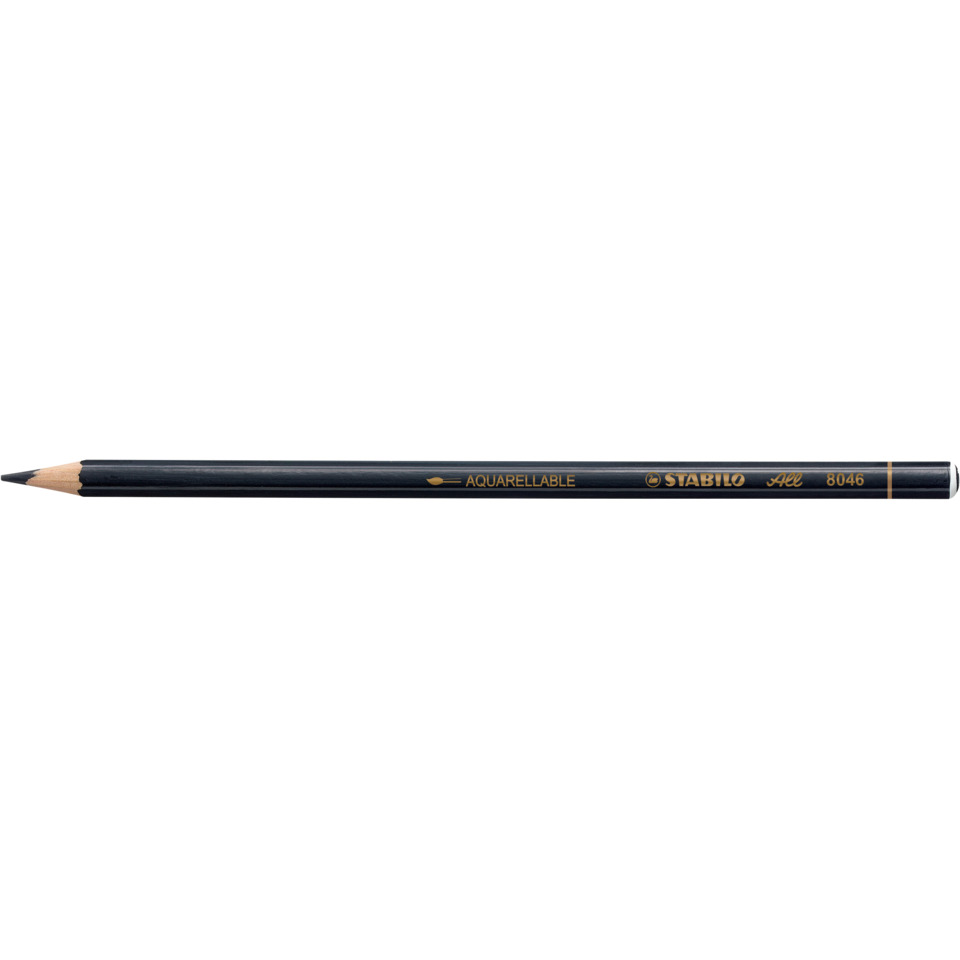 Bleistift, Holzbleistift, Aquarellstift, Schwarz, Markierungssatz