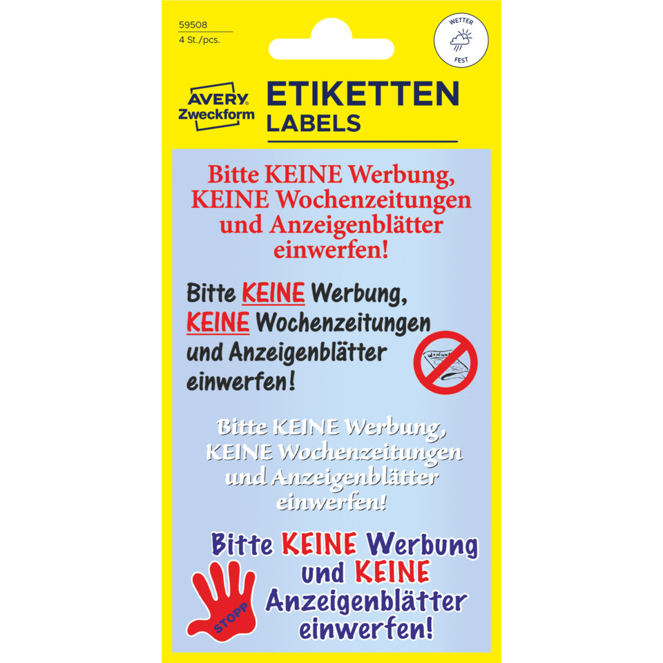 Etiketten, Labels, Aufkleber, Warnhinweis, Bolklars