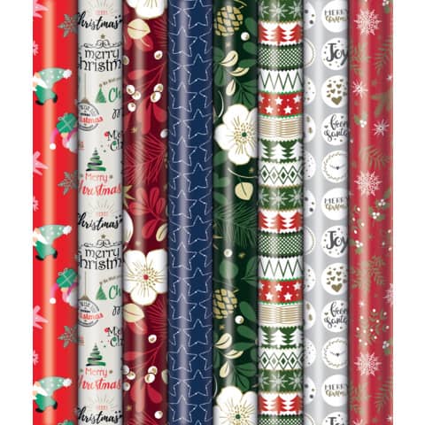 Weihnachts-Geschenkpapierolle Classic, 2mx70cm ZÖWIE 33043 5A5218