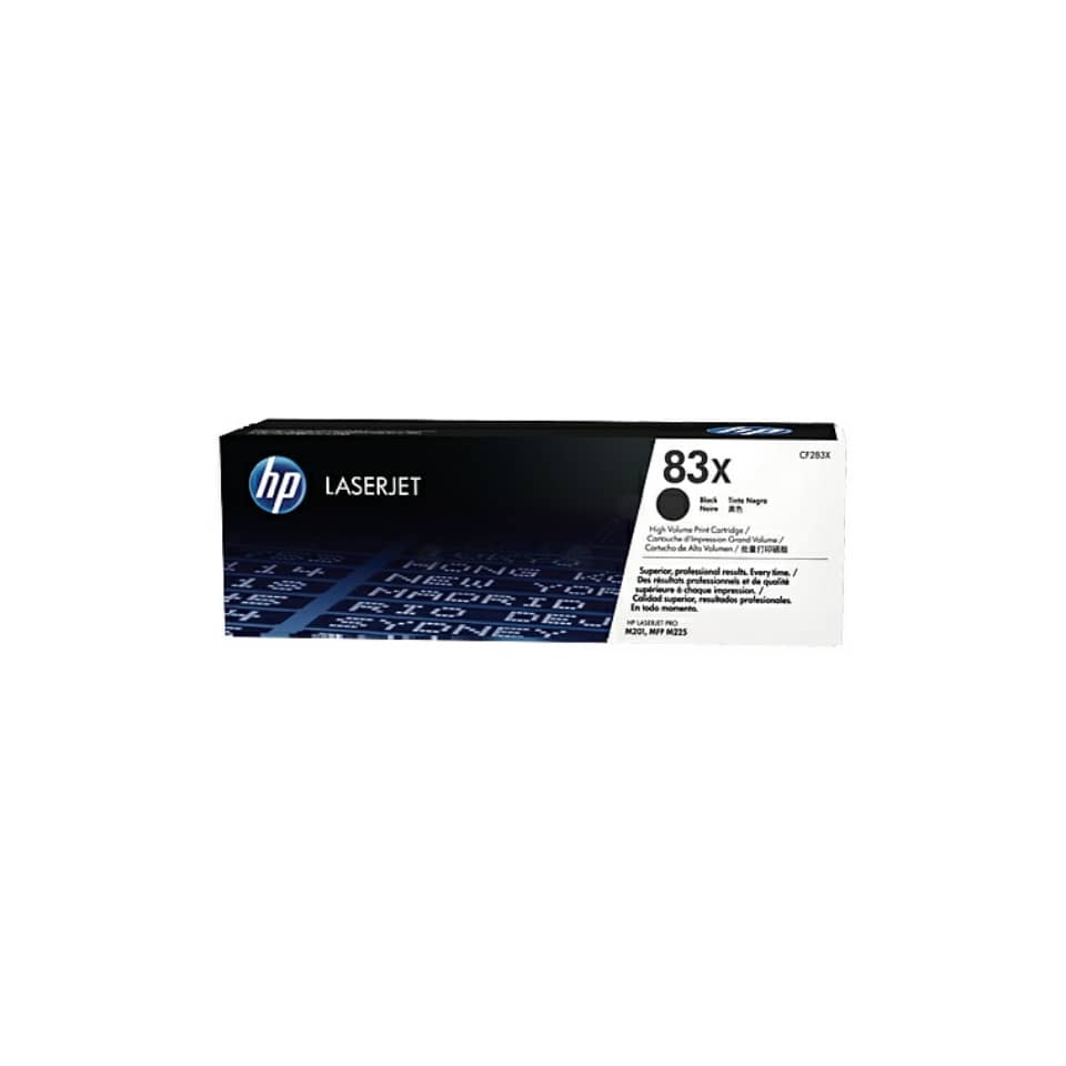 laserjet, Tonerpatrone, HP, 83x, Schwarz
