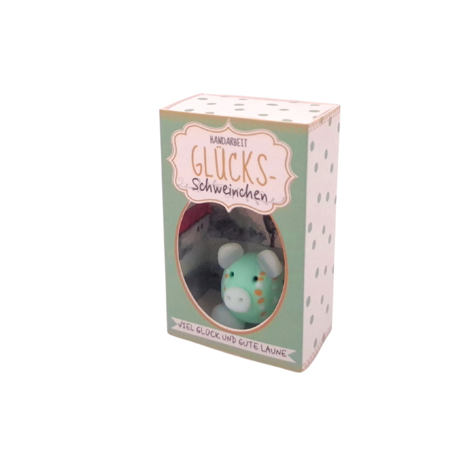 Schweinchen, Glücksfigur, Kunsthandwerk, Kleines Geschenk, Plüschfigur