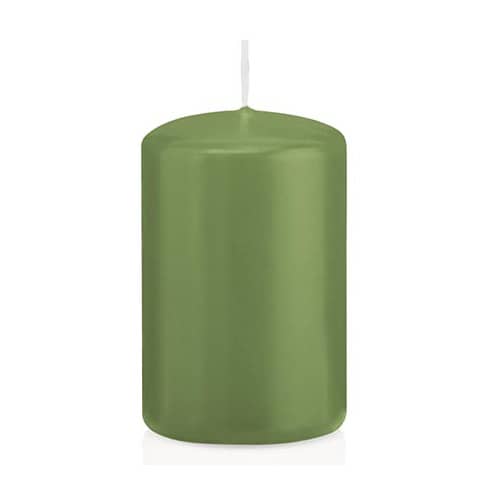 Stumpenkerze, 80x50mm, aloe vera  618308.116