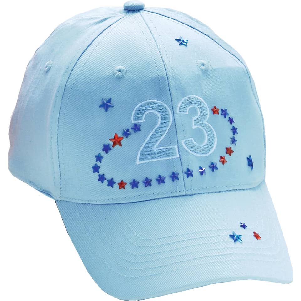 Cap, Baseballcap, Strass, Zahlen-Logo, 3623