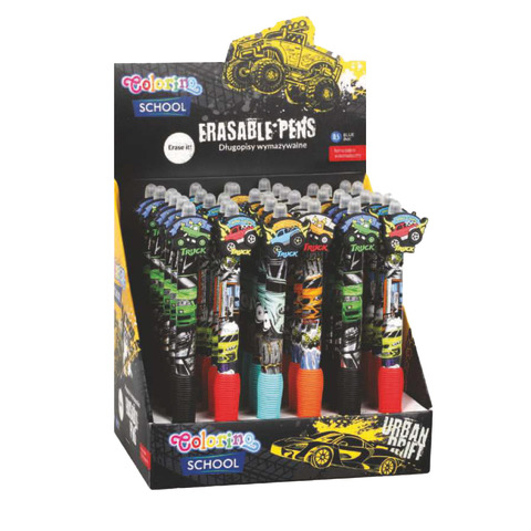 Gelschreiber Cars sortiert COLORINO 80426PTR radierbar