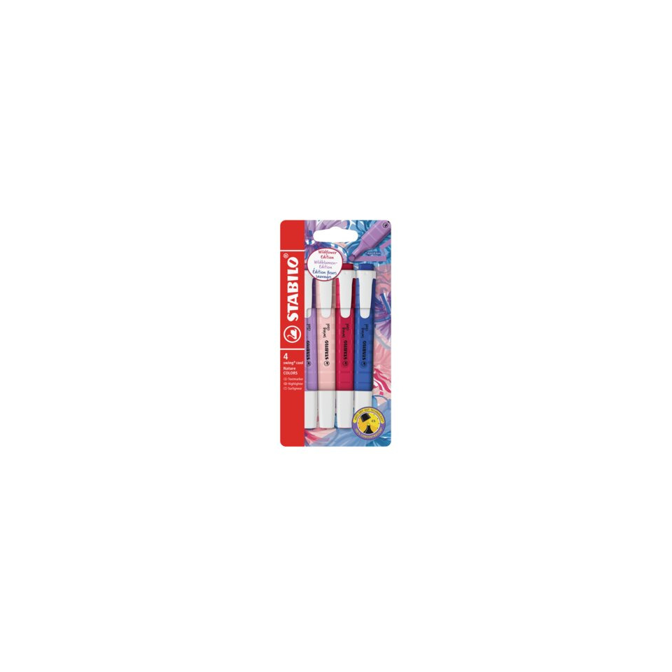 Kunstmarker, Marker-Set, 4 Farben, Filzstifte, Stabilo