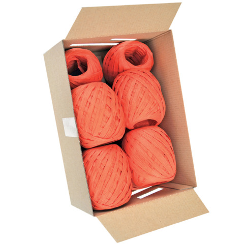 Eiknäuel Raffia, 7mmx30m, orange GOLDINA 1094 0740 1030