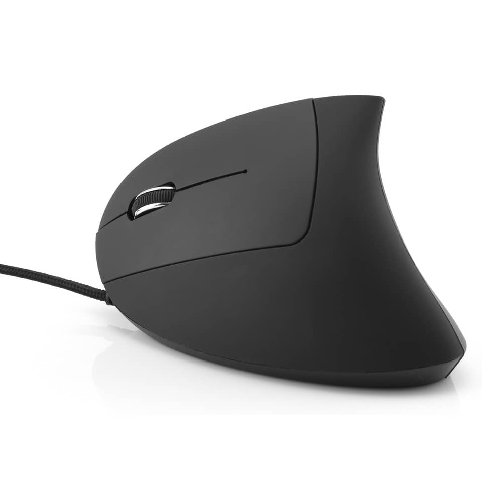 Maus, Computermaus, USB-Kabel, Scrollrad, schwarz