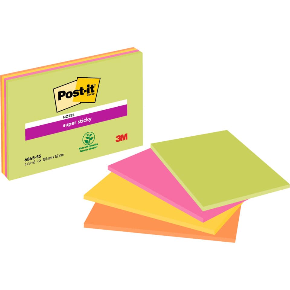 Notizblöcke, Post-it, Sticky Notes, Schmuckfarben, Klebezettel