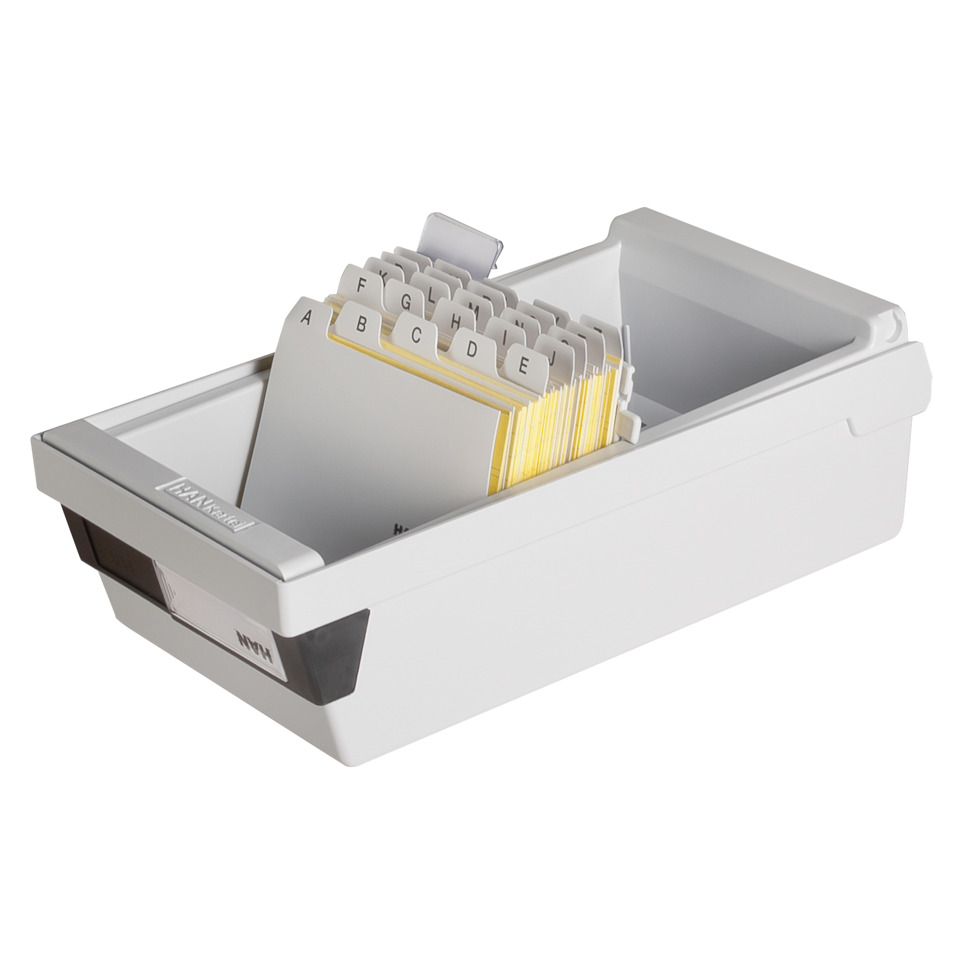 Kassenschublade, Etikettenband, Organisationsbox, Indexkartensatz, Beschriftung