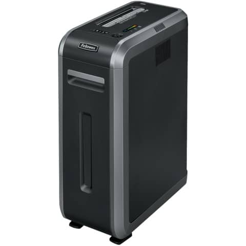 Aktenvernichter Powershred® 125i, Streifenschnitt 5,8mm, P2, 18 Blatt, silber/schwarz FELLOWES 4613001