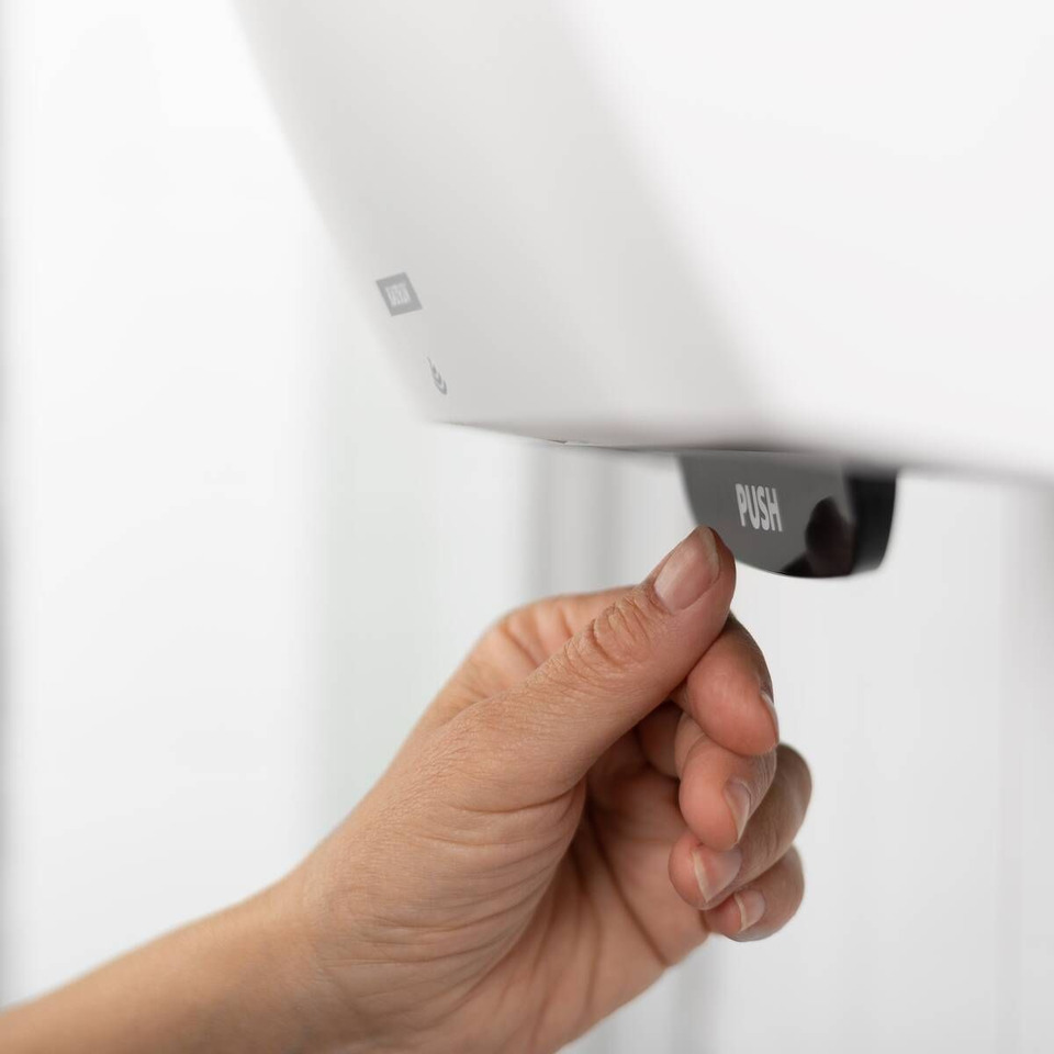 Hand, Push, Tür, Griff, Türgriff, Weiß