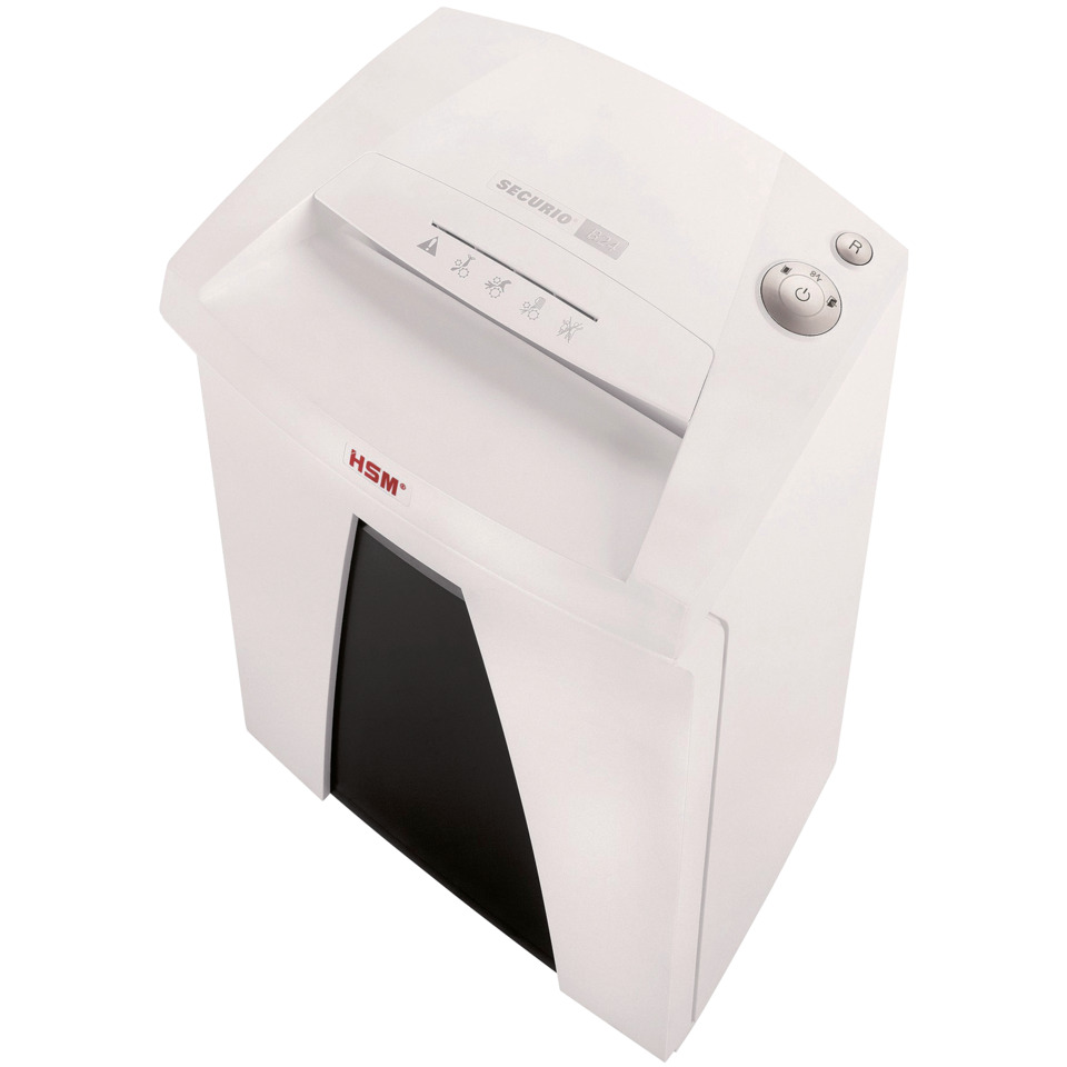 Papierkorb, Schredder, Kompaktgerät, Weiß, Dokumentenschredder