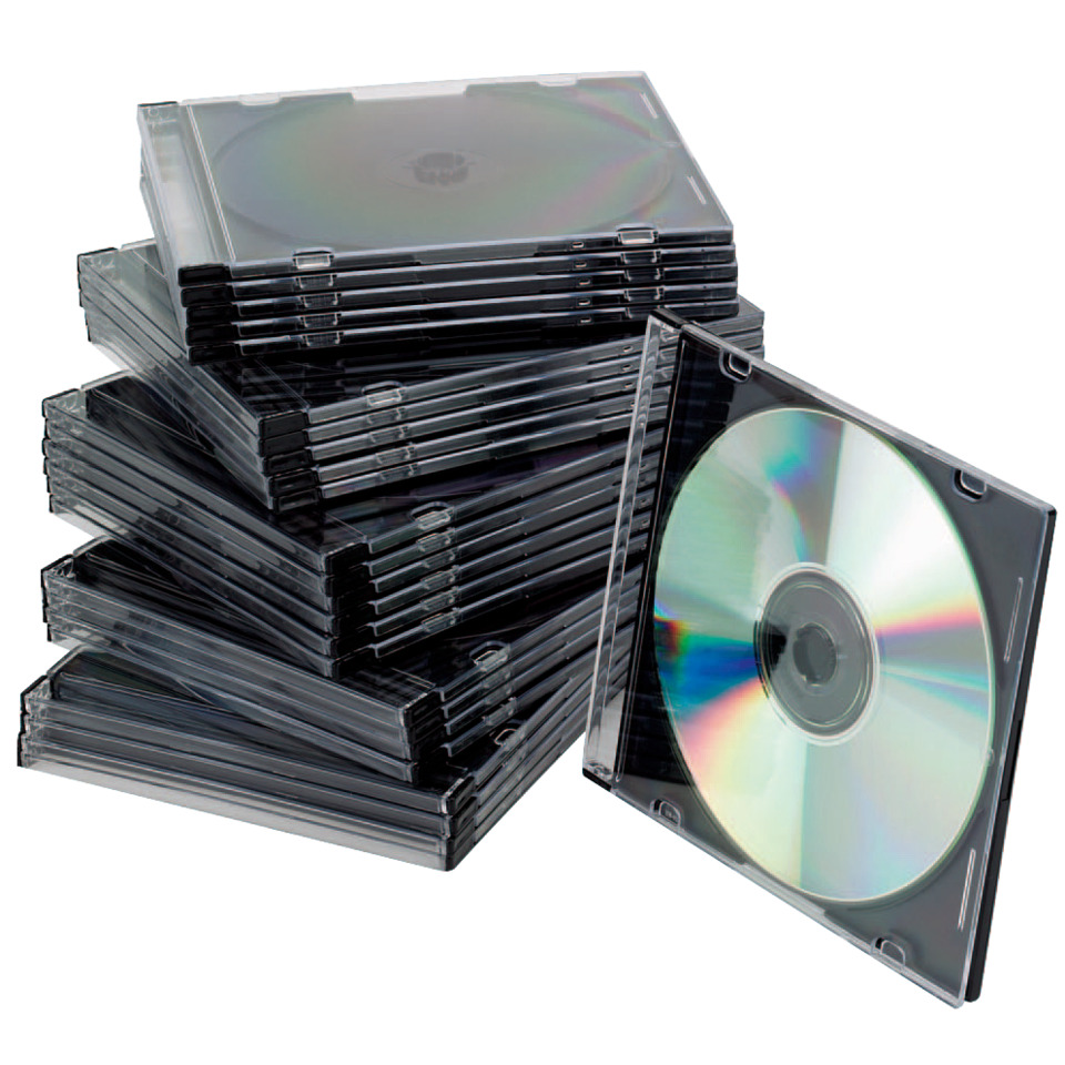 CDs, CD-Hüllen, Kompaktplatten, Musikmedien, Disc-Sammlung