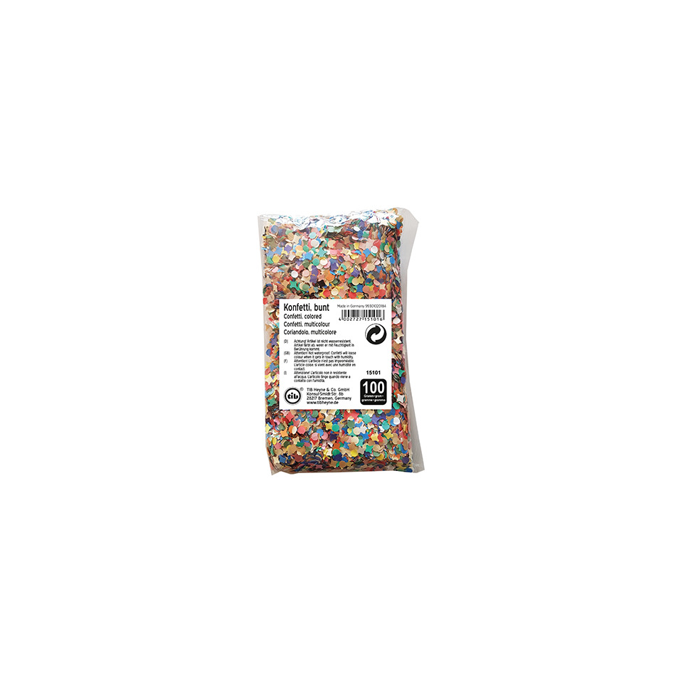 Konfetti, bunt, Glitzer, Klebeflasche, Klebekonfetti