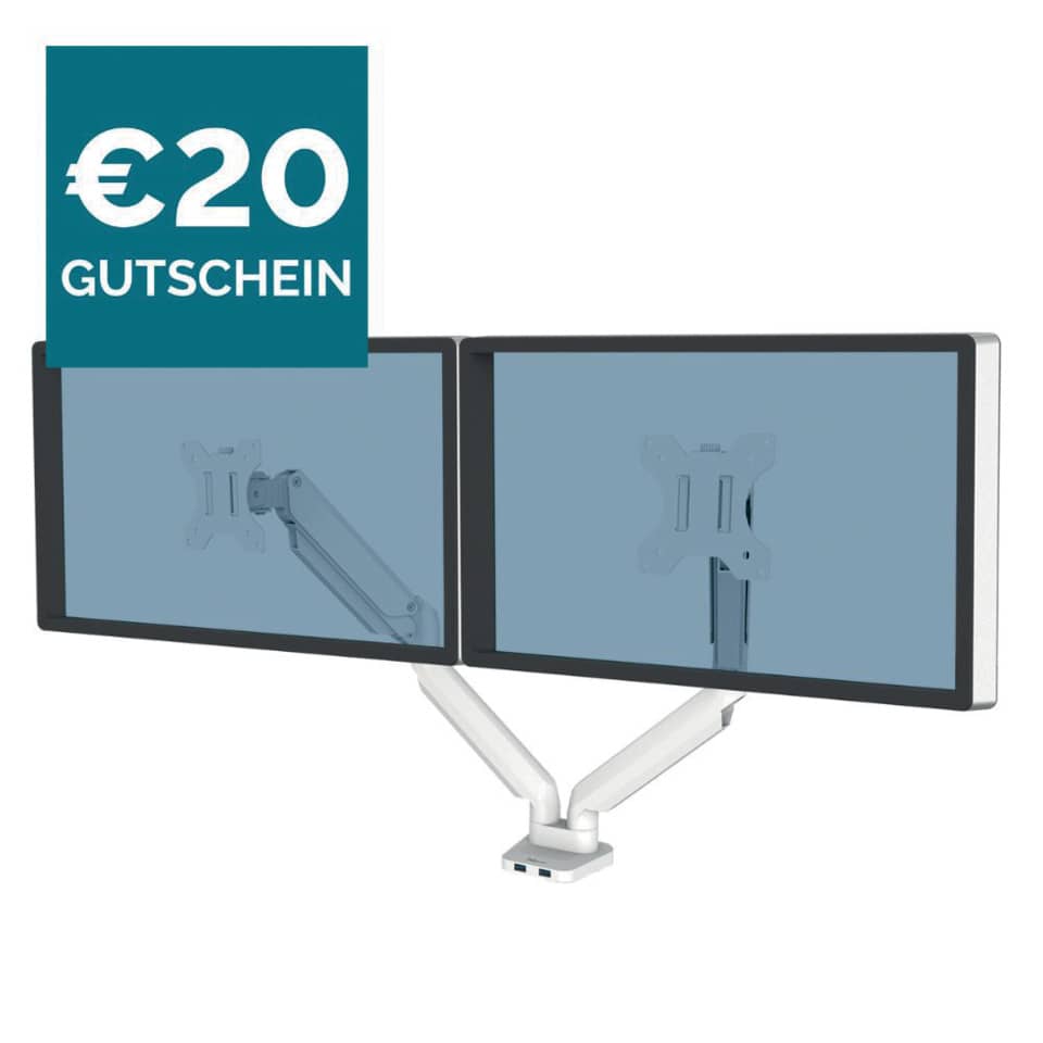 Monitor, Dualer Monitor, Verstellbarer Ständer, VESA-Halterung, Gutschein €20