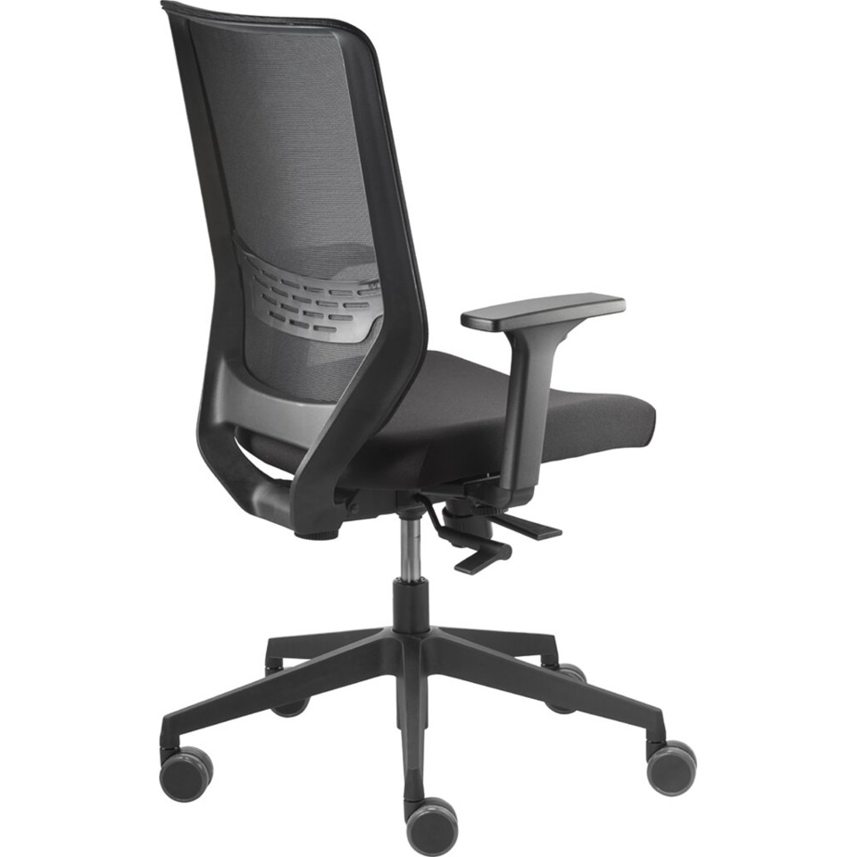 Bürostuhl, Mesh-Rücken, Verstellbare Armlehnen, Schaum Sitz, Füße mit Rollen
