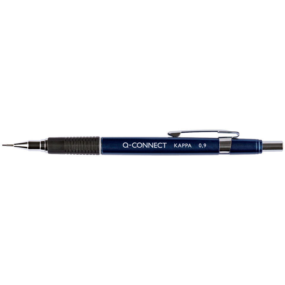 mechanischer Bleistift, Bleistiftminen, blauer Körper, Clip, 0,9 mm