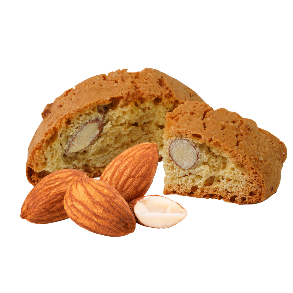 Mandeln, Mandelkekse, Keks mit Mandeln, Mandelfüllung, Keks mit Mandeln