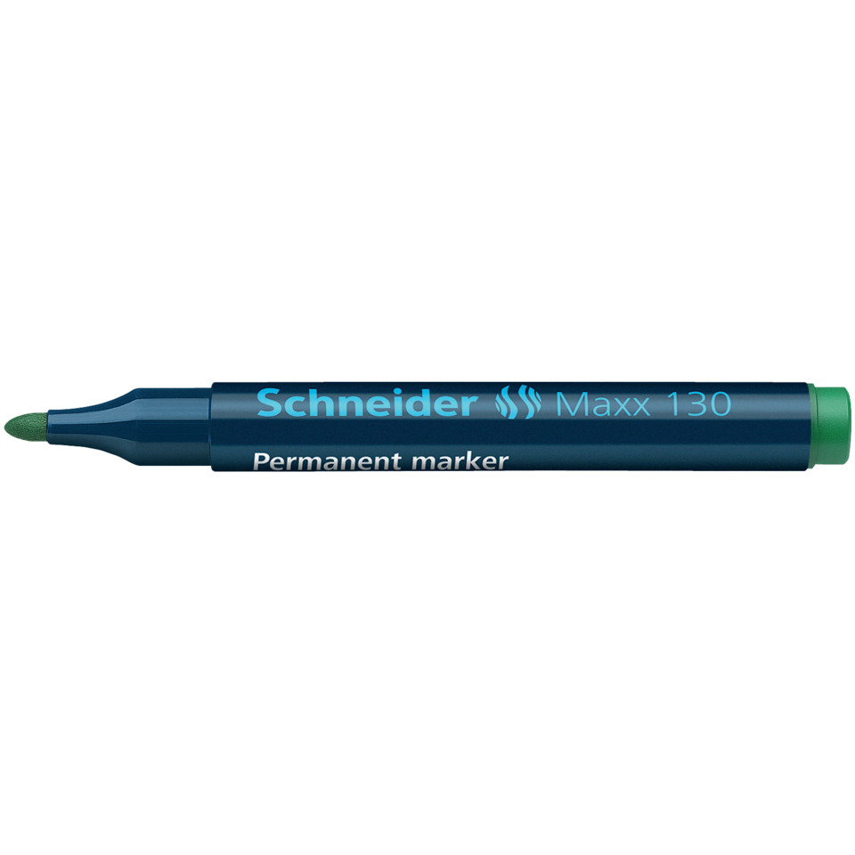 Permanentmarker, Markerstift, Kappenmarker, Blauer Marker, Grüne Kappe