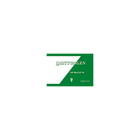 Quittung mit MwSt., A6, 100 Blatt PVP 4229
