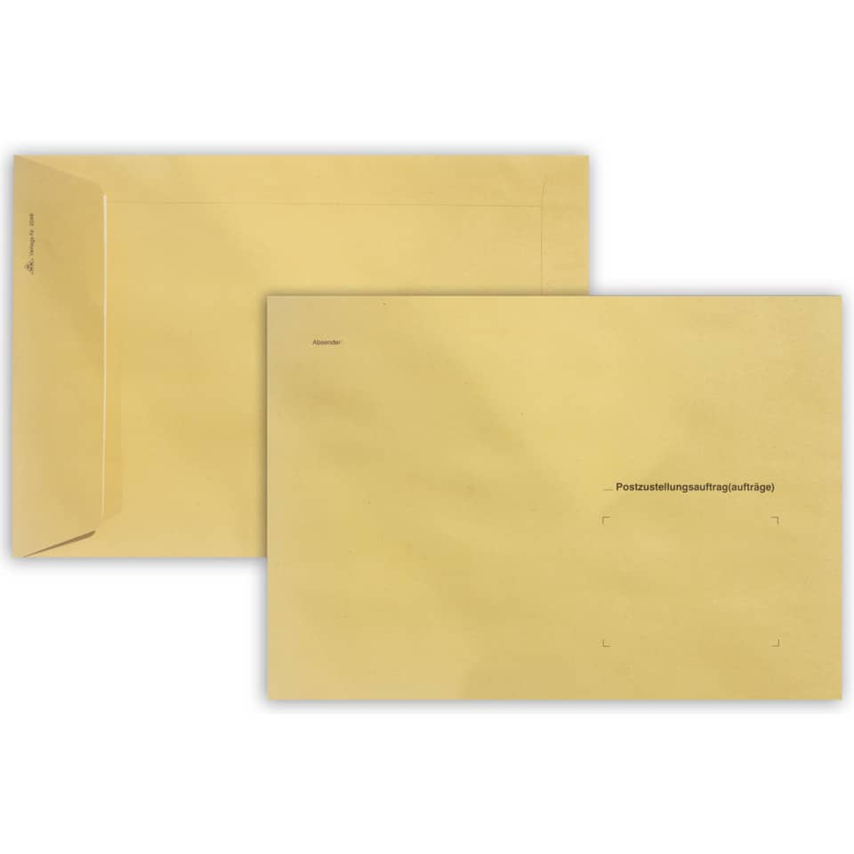 Umschläge, Briefumschläge, Papierumschläge, Postumschläge, Kartenumschläge